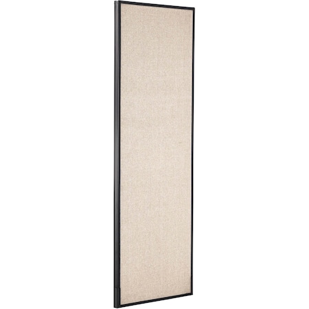 Global Industrial Office Partition Panel, 24-1/4W x 72H, Tan 277662TN